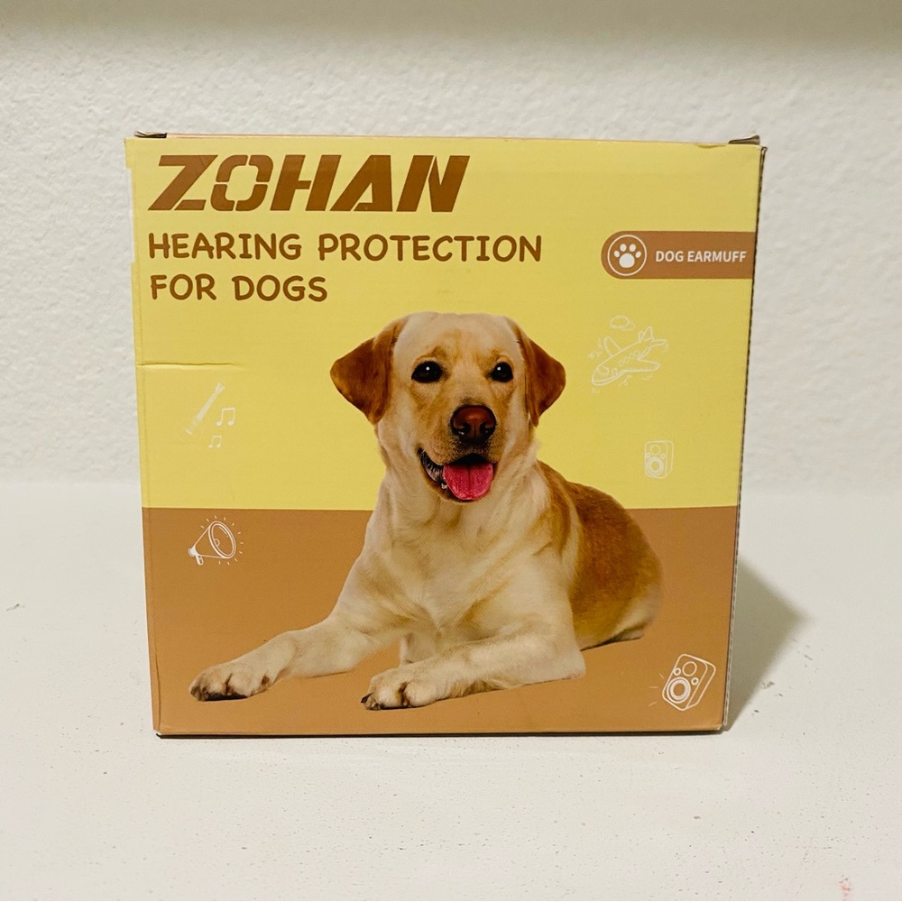 ZOHAN HEARING PROTECTION FOR LARGE DOGS 75 +LBS NEW OPEN BOX - Picture 3 of 5